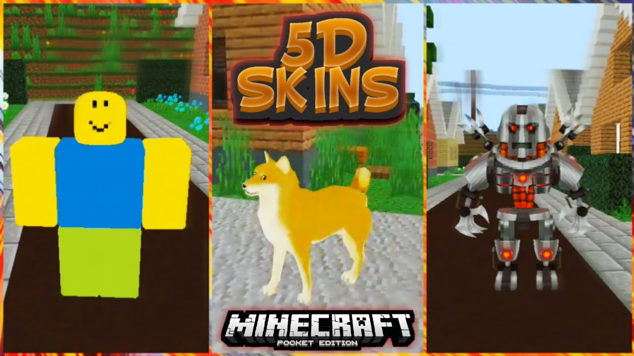 5d Realistic Skins In Minecraft Pe Minecraft Pocket Edition