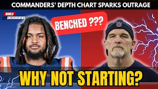 Commanders’ Depth Chart Sparks Outrage: Why Is Jer’Zhan Newton NOT Starting