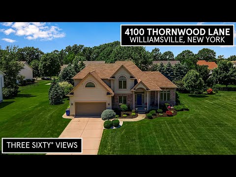 4100 Thornwood Ln, Williamsville, NY home video tour