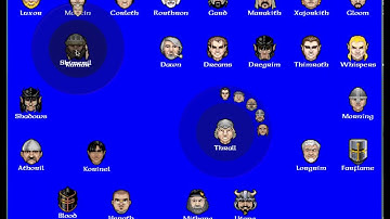 Lords of Midnight - iOS - simulator - Lord Select