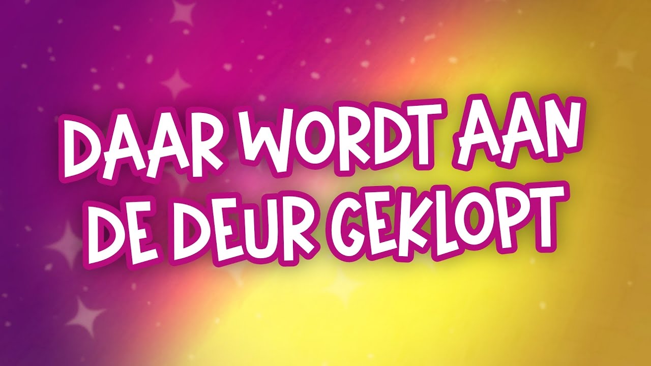 Daar Wordt Aan De Deur Geklopt 🎶💢 ️ | Karaoke 2023 | Snoep Piet - YouTube