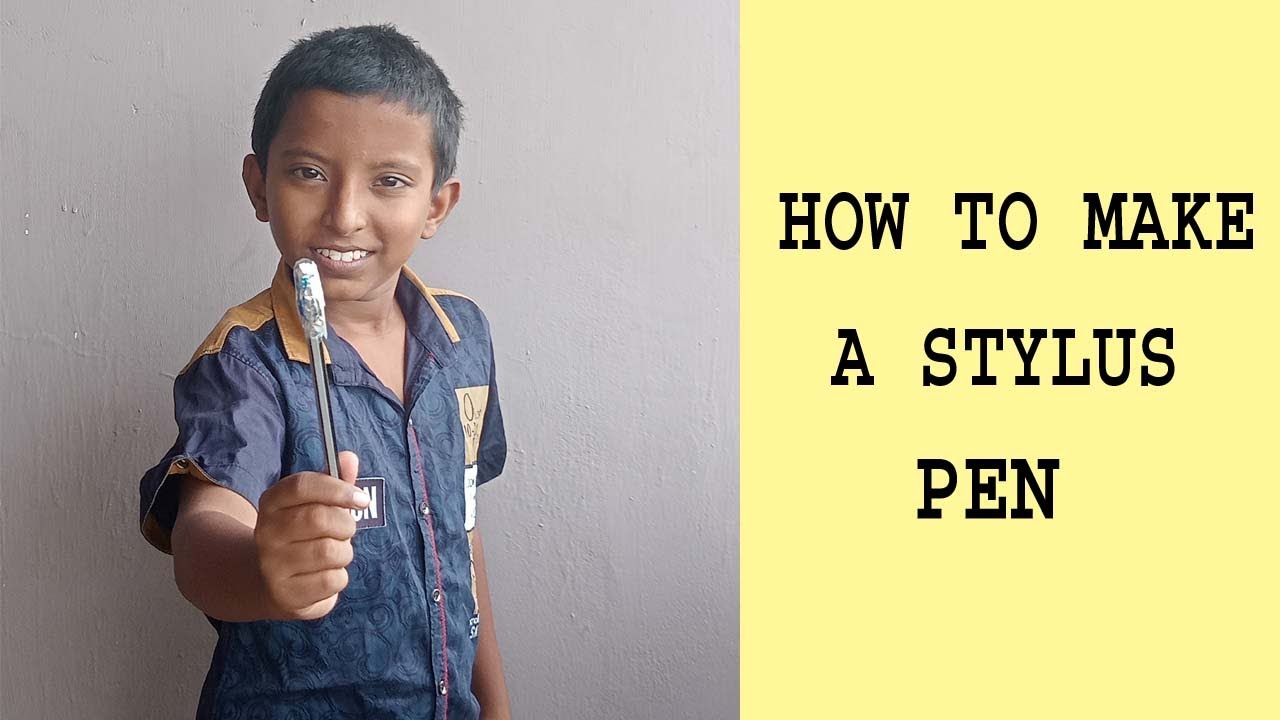 How To Make A Stylus Pen In Tamil YouTube