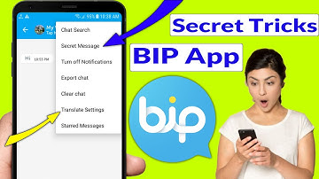 Bip App Secret Setting | Secret Message Kya Hai | Translate any language from Hindi to English | Bip