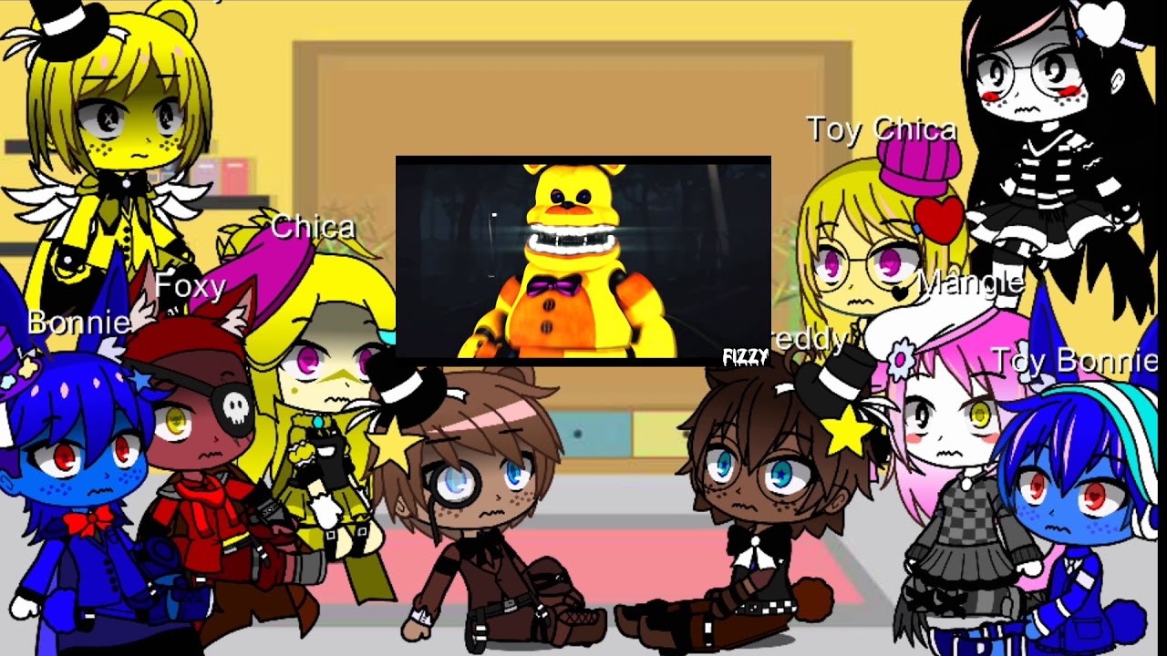 FNAF 1 and 2 react to Drawn to the bitter