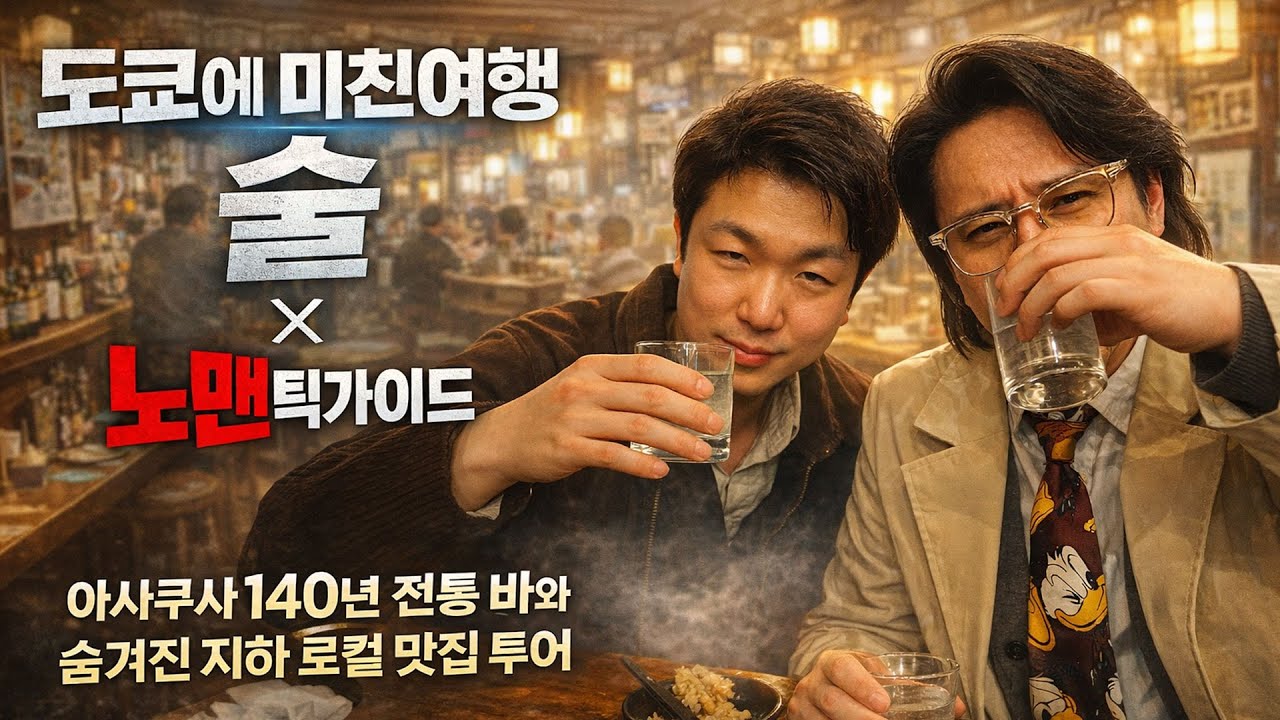 일본에 미친여행 술 x 노맨틱가이드 | 아사쿠사 140년 전통 바 & 숨겨진  로컬 술 맛집 투어