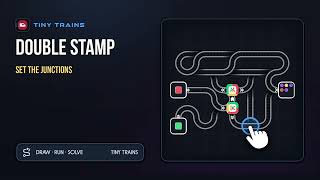 Tiny Trains: Trainyard Puzzle – Double Stamp | Walkthrough & Solution screenshot 3