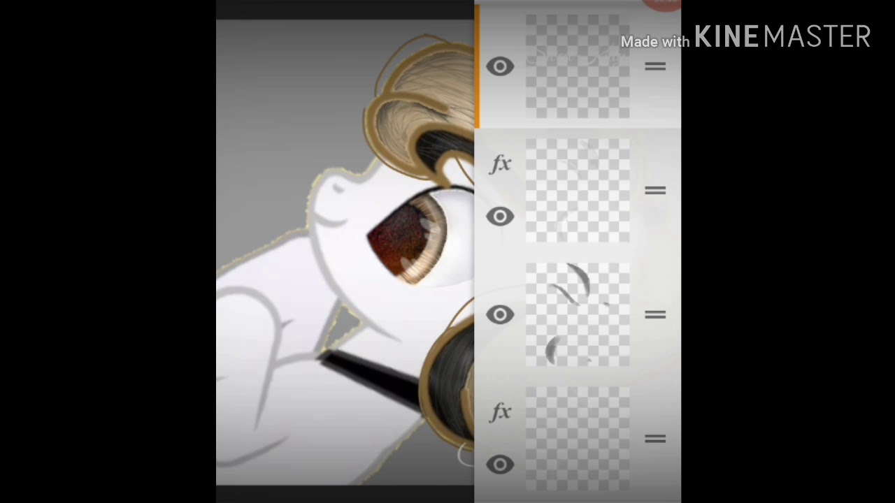 Как обрабатывать гриву и глаза пони в наброске - YouTube