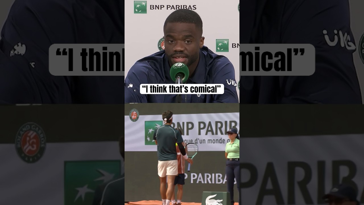 Tiafoe on Musetti hitting the line umpire