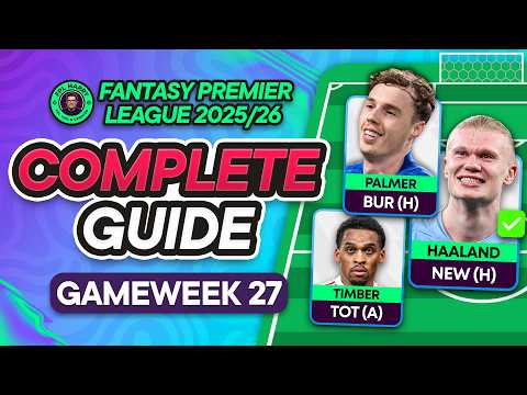 Thumbnail for FPL GW27 COMPLETE GUIDE ⁉️ Sell Timber? Sell Rice? 🔻 | Fantasy Premier League Tips 2025/26