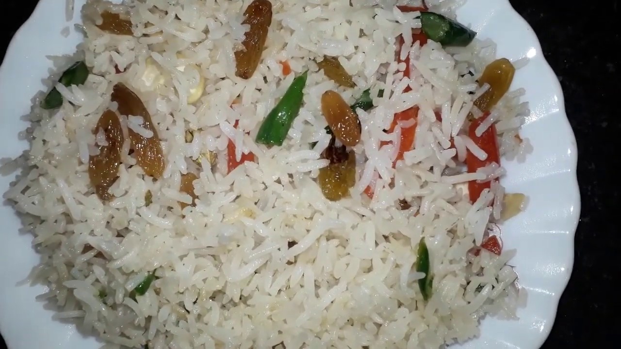 Tasty,simple&delicious veg fried rice/pulao - YouTube