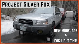 Project Silver Fox - New Mudflaps and Tinted Fog Lights! #RallyMode