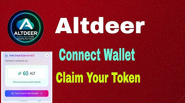 Altdeer Mining Airdrop Connect Your Wallet Claim  ALT Token 