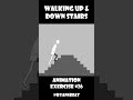 Animation Exercise 26- Walking Up and Down Stairs #2danimation #animation #art #animator