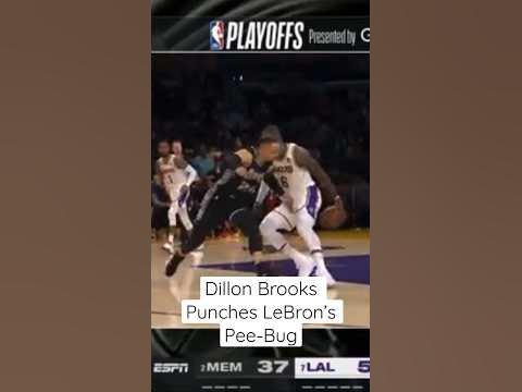 Dillon Brooks Punches LeBron James In The Penis During Game 3 of the ...