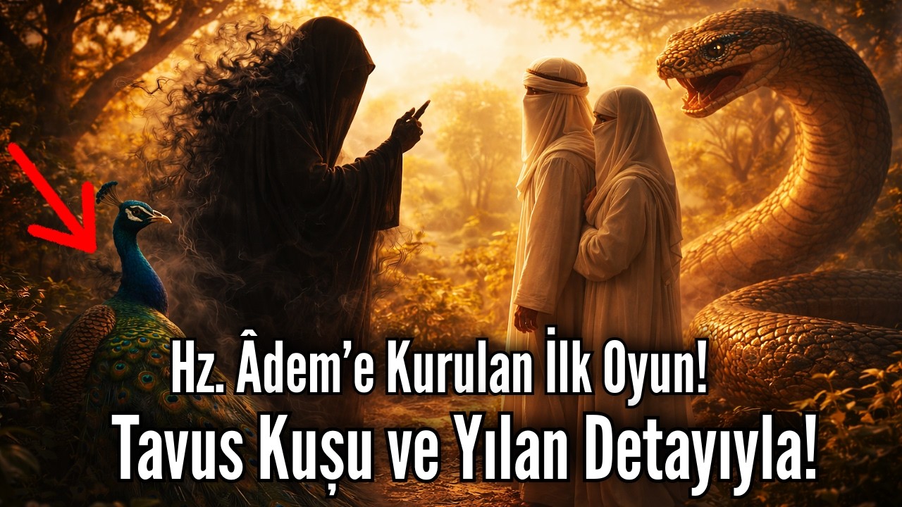 Hz. Âdem’e Kurulan İlk Oyun! Bunu Duymamış Olabilirsiniz! Tavus Kuşu ve Yılan Detayıyla!