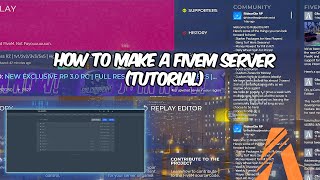 How to develop/make a FiveM 100kordie server in 2022 | Included files and software links |