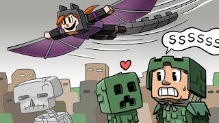 Minecraft | MONSTER ARMOR MOD! (Creeper, Skeleton, Ender Dragon Armor) screenshot 5