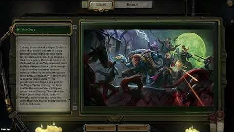 Warhammer 40000 Rogue Trader Main Menu Music OST