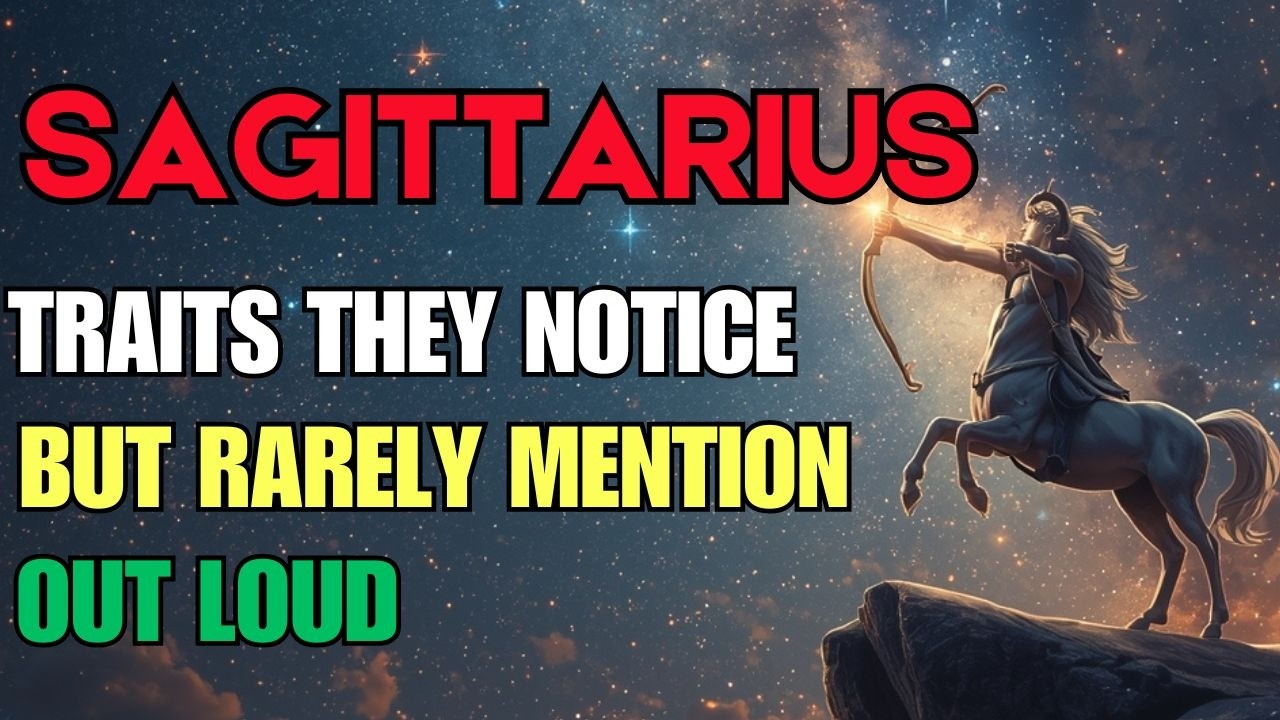 SAGITTARIUS 🏹  7 Traits Others May Quietly Admire (Even If They Don’t Say It Out Loud)
