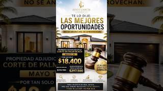 Propiedad adjudicada por $18.400 en la Corte de Palm Beach. May 18