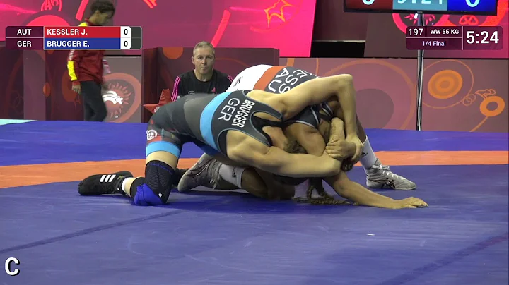 1/4 WW - 55 kg: J. KESSLER (AUT) v. E. BRUGGER (GER)