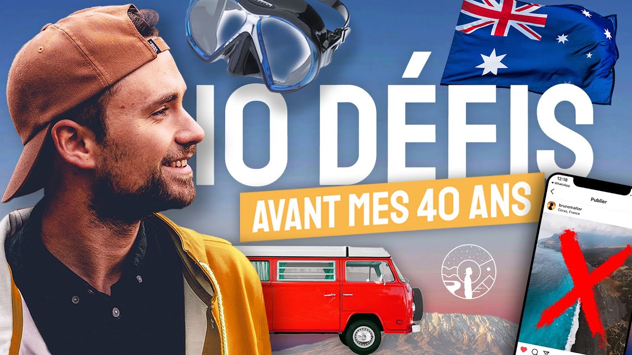 LES 10 DÉFIS SUR MA BUCKET LIST (Y'A DU LOURD) !