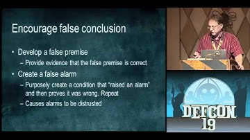 DEF CON 19 Hacking Conference Presentation By   Bruce Grymoire Barnett   Deceptive Hacking How Misdirection Can Be Used To Steal Information Without Being Detected   Video clip1