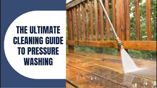 The Ultimate Cleaning Guide To Pressure Washing | End of Lease Cleaners Melbourne