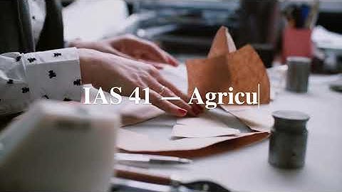 IAS 41 — Agriculture