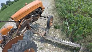 [POV] Fiat 211r  Barra falciante Pietro Laverda  falciatura  mowing  old style