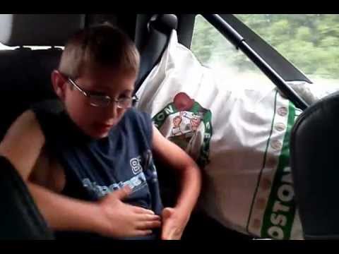 Beaver Gone Wild - I'm Sexy and I Know It (LMFAO) - 10 year old boy dancing in car