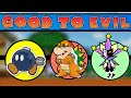 Paper Mario Characters: Good to Evil
