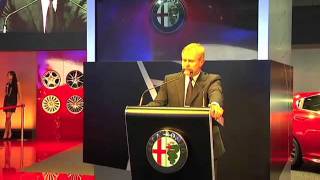 Alfa Romeo Press Conference at Frankfurt Auto Show