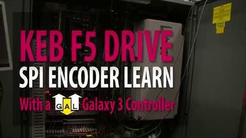 KEB F5 SPI Encoder Learn Procedure - GAL Galaxy 3 Controller