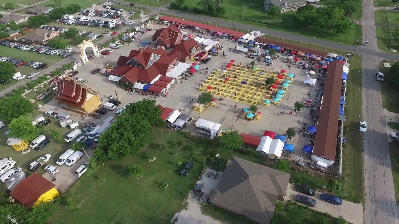 Saginaw Texas 2017 Lao new year drone view part1 YouTube