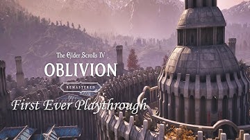 The Elder Scrolls IV Oblivion Remastered | Escaping the Sewers! | Episode 1