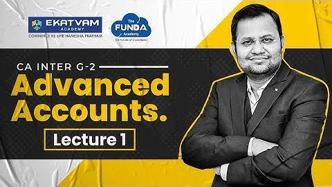 CA Inter Advanced Accounts By CA Abhishek Zaware Demo Lecture 1 For Nov 22 /May 23 #cainter #group2