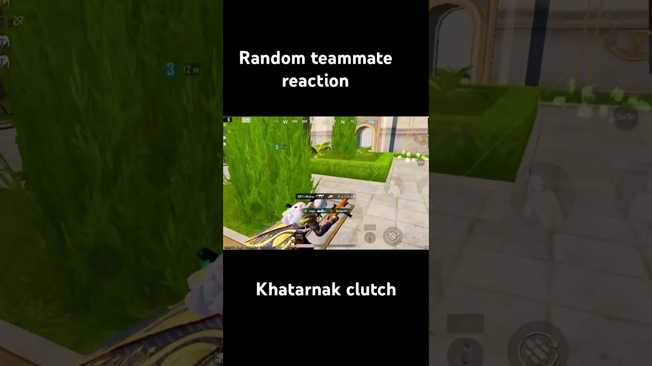 Random Teammate shocked😱 