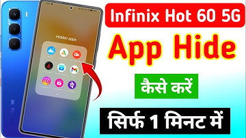 Infinix hot 60 5g me app hide kaise kare | how to hide app in infinix hot 60 5g / app hide kaise ...