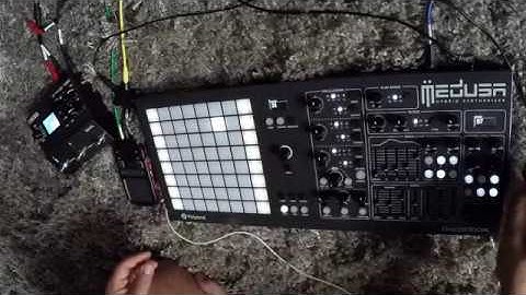 Medusa  synth |  random melody with 4 chords in 3 note polyphony mode