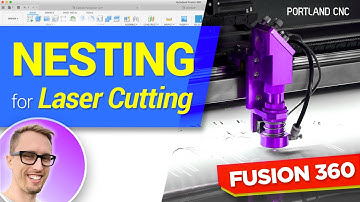 Export Fusion 360 Arrange Nest for Laser Cutting