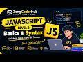 JavaScript Level 2 🚀 | JavaScript Basics & Syntax | Variables,