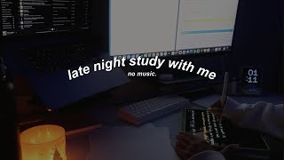 1 HOUR STUDY WITH ME | no music, background noise + timer