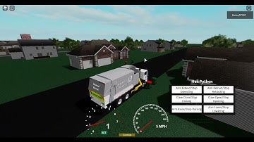 Advanced Disposal Mack MRU Heil Python on Recycle