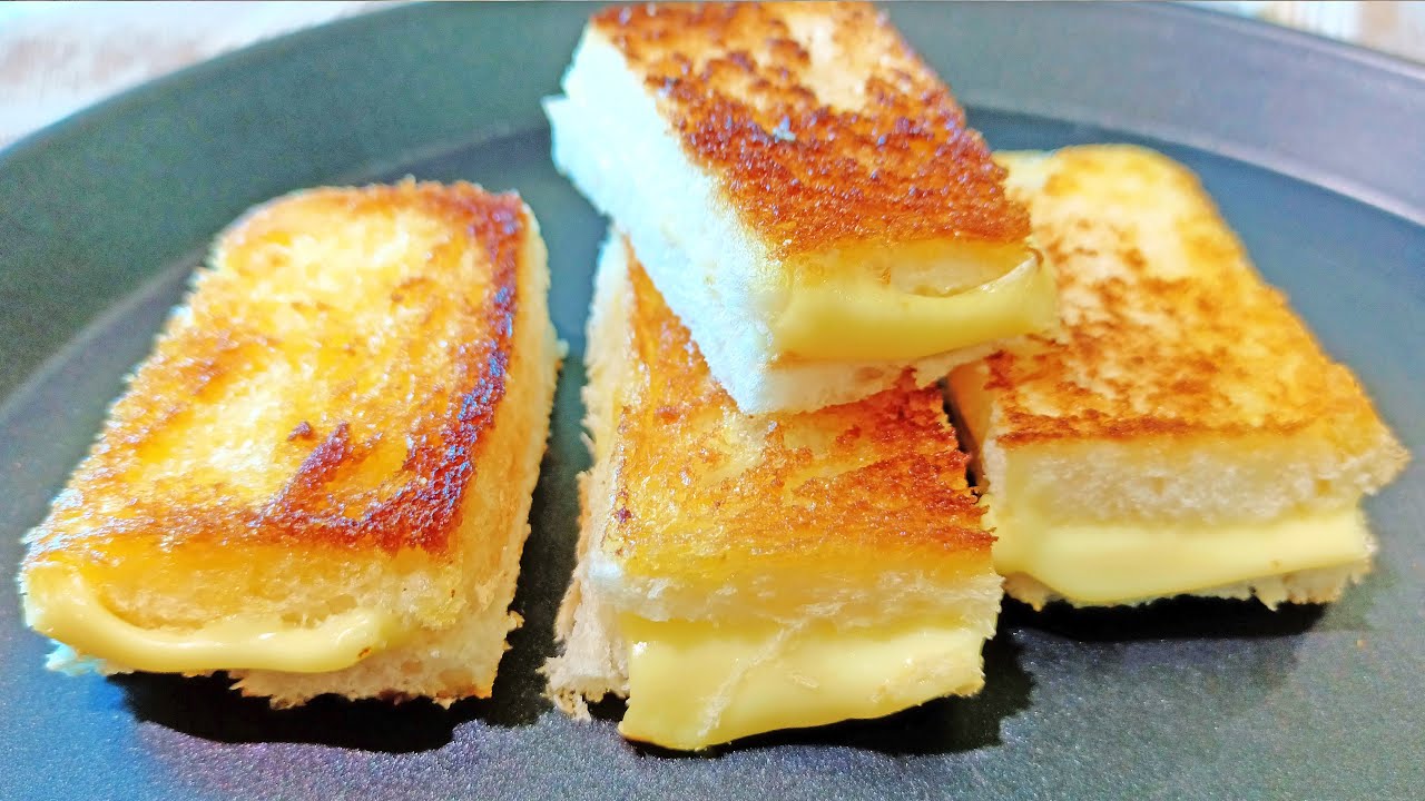 Cheese Bread Toast Easy Bread Snack With Cheese Cheese Toast