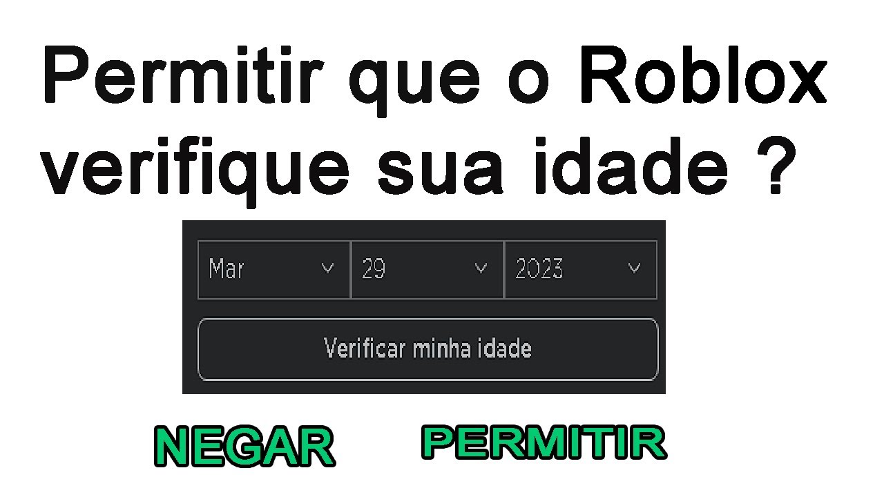 Roblox 01/08/2023, como mudar a idade da sua conta para não ser afetad