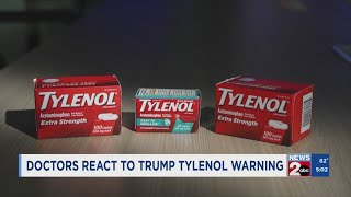 Doctors react to Trump Tylenol warning