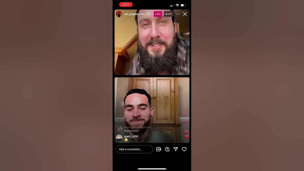Avi Kaplan & Michael Alvarado IG livestream 3/29/2024 YouTube
