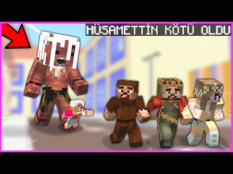 HÜSAMETTİN KÖTÜ OLDU, ŞEHİRDE ESRARENGİZ OLAYLAR OLUYOR! 😱 - Minecraft