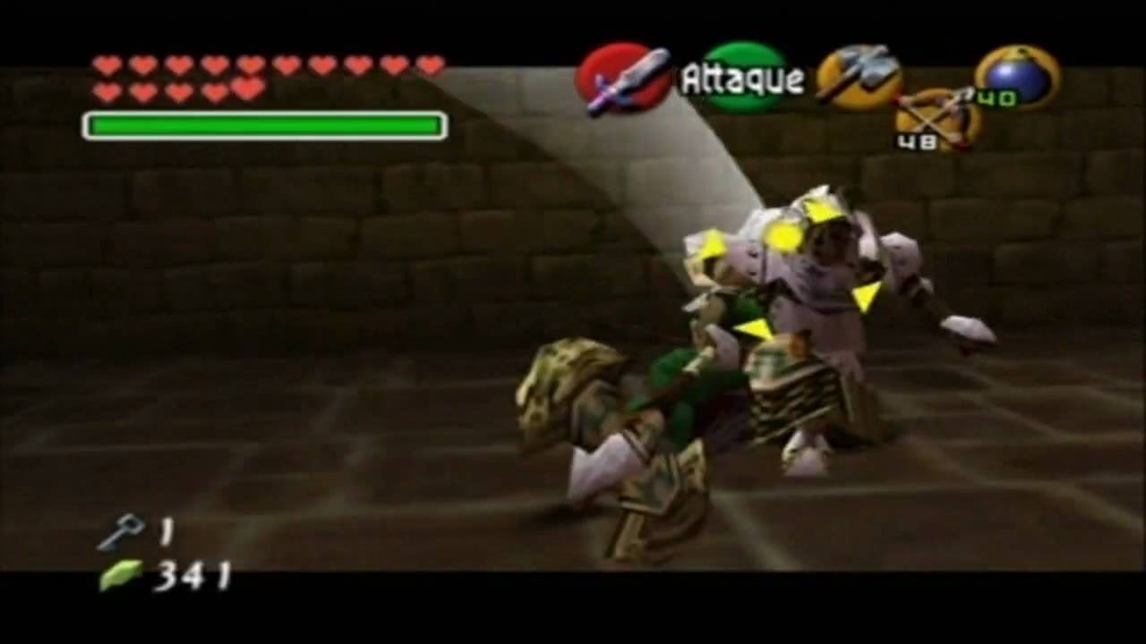 Zelda Ocarina of Time Miniboss 31 Iron Knuckle 8/HacheViande 8 (no